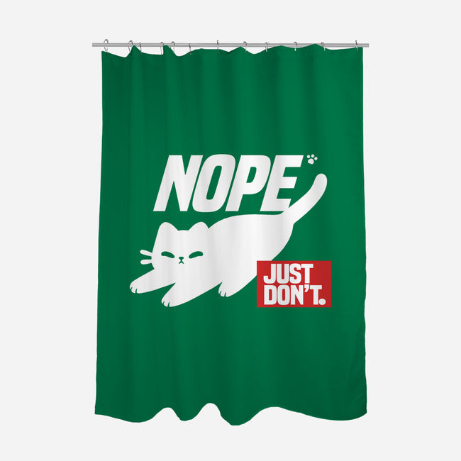 Nope Just Don't-None-Polyester-Shower Curtain-NemiMakeit