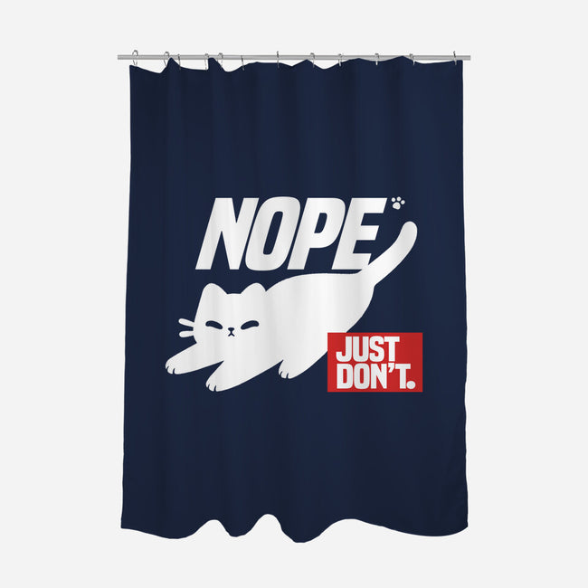 Nope Just Don't-None-Polyester-Shower Curtain-NemiMakeit