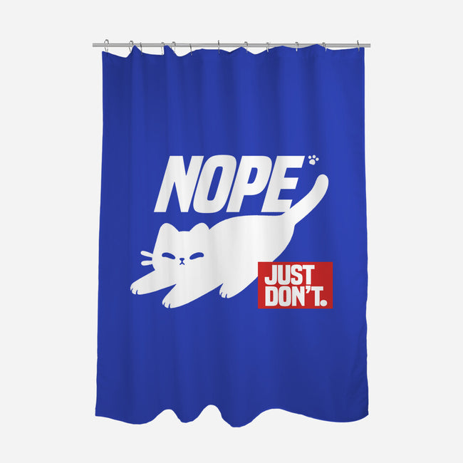 Nope Just Don't-None-Polyester-Shower Curtain-NemiMakeit