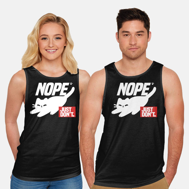 Nope Just Don't-Unisex-Basic-Tank-NemiMakeit