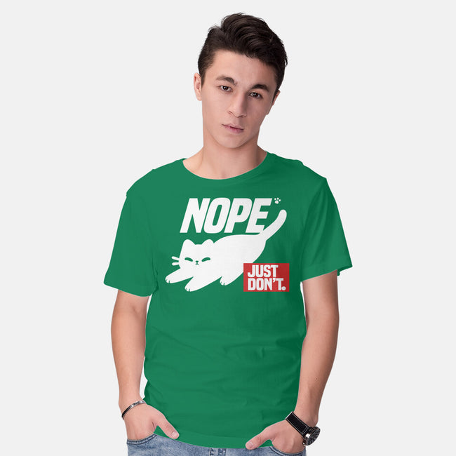 Nope Just Don't-Mens-Basic-Tee-NemiMakeit