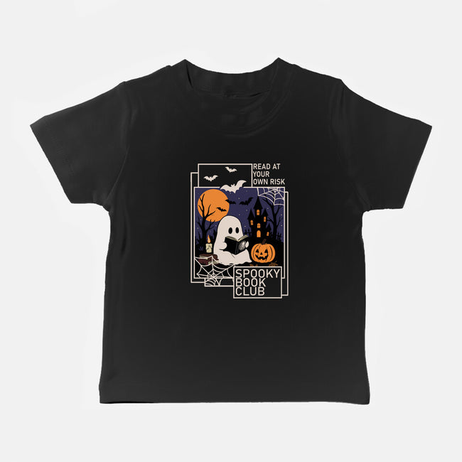 Spooky Book Club-Baby-Basic-Tee-fanfabio