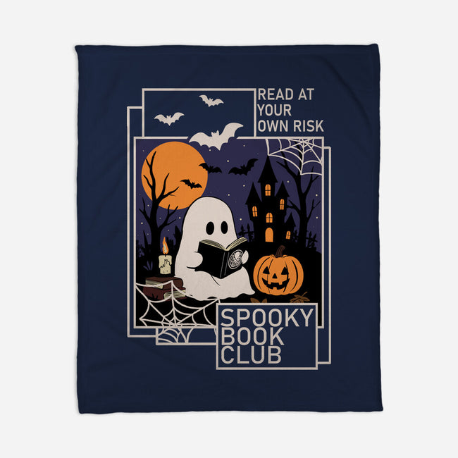 Spooky Book Club-None-Fleece-Blanket-fanfabio
