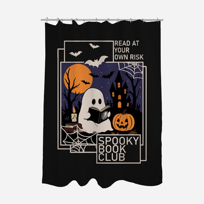 Spooky Book Club-None-Polyester-Shower Curtain-fanfabio