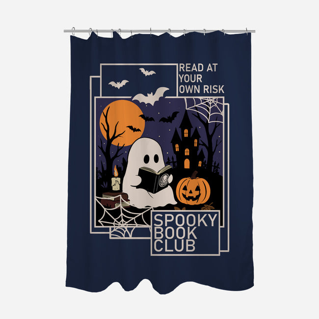 Spooky Book Club-None-Polyester-Shower Curtain-fanfabio