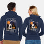 Spooky Book Club-Unisex-Zip-Up-Sweatshirt-fanfabio