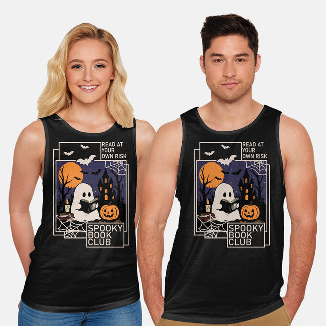 Spooky Book Club-Unisex-Basic-Tank-fanfabio