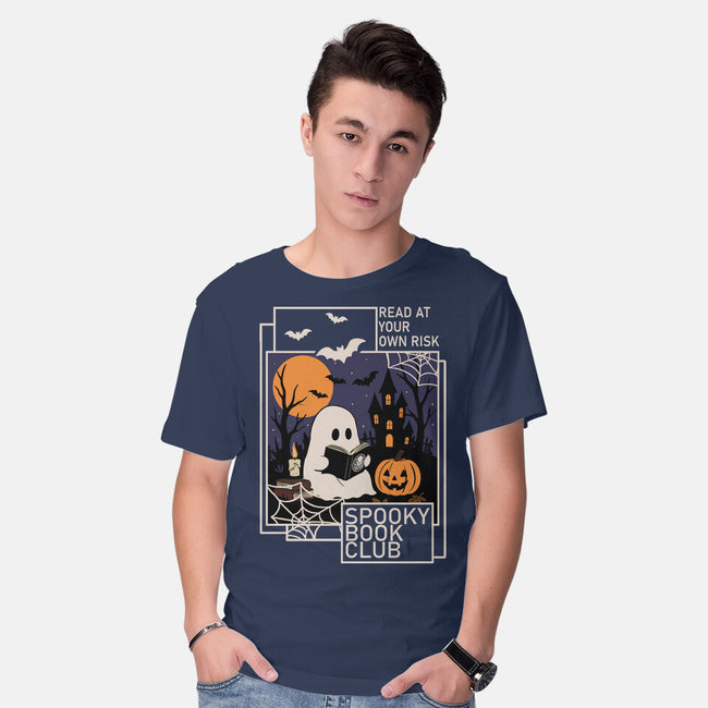 Spooky Book Club-Mens-Basic-Tee-fanfabio