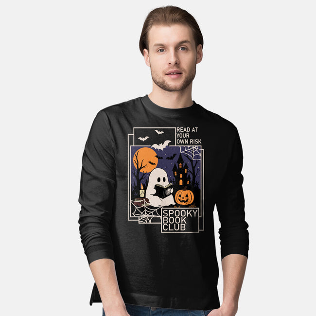 Spooky Book Club-Mens-Long Sleeved-Tee-fanfabio