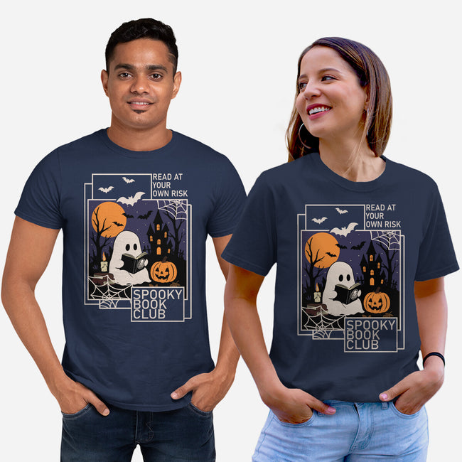 Spooky Book Club-Unisex-Basic-Tee-fanfabio