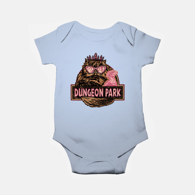 Welcome to the dungeon park-Baby-Basic-Onesie-glitchygorilla