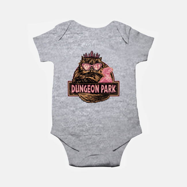 Welcome to the dungeon park-Baby-Basic-Onesie-glitchygorilla