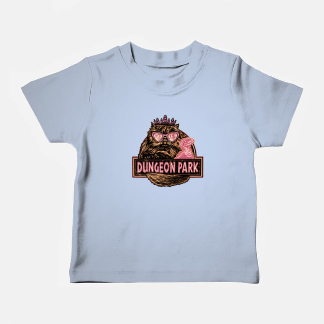 Welcome to the dungeon park-Baby-Basic-Tee-glitchygorilla