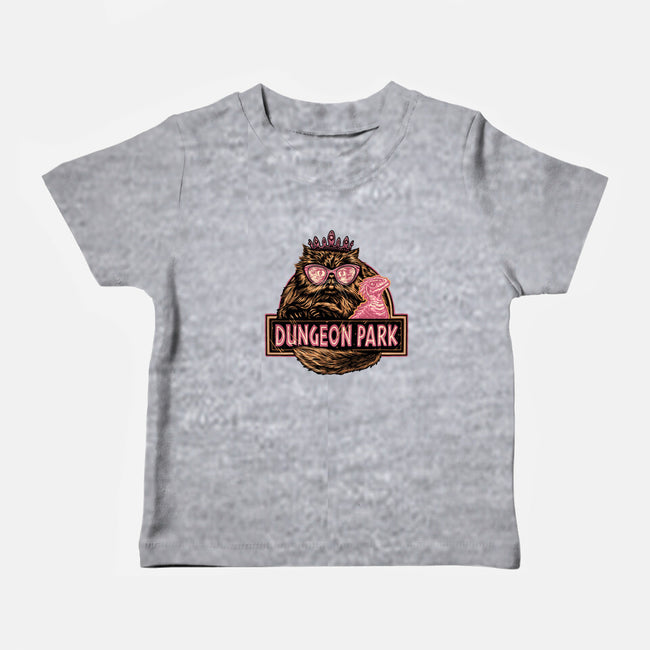 Welcome to the dungeon park-Baby-Basic-Tee-glitchygorilla