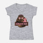 Welcome to the dungeon park-Womens-V-Neck-Tee-glitchygorilla