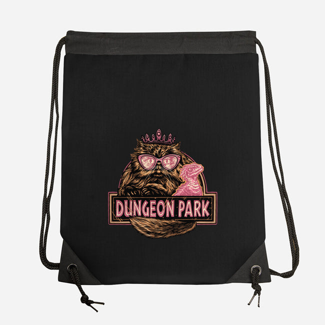 Welcome to the dungeon park-None-Drawstring-Bag-glitchygorilla