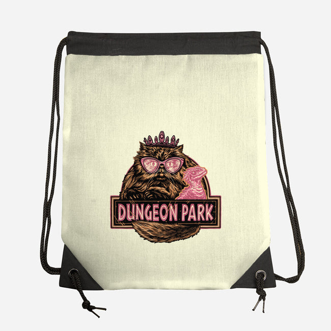 Welcome to the dungeon park-None-Drawstring-Bag-glitchygorilla