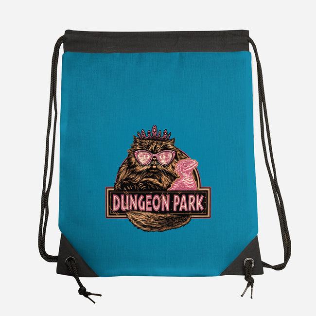 Welcome to the dungeon park-None-Drawstring-Bag-glitchygorilla