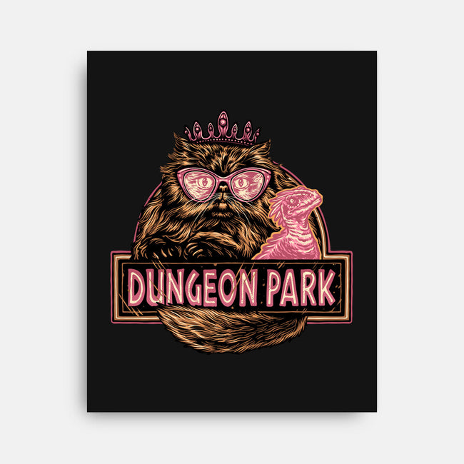 Welcome to the dungeon park-None-Stretched-Canvas-glitchygorilla