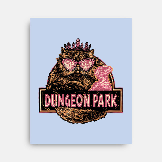 Welcome to the dungeon park-None-Stretched-Canvas-glitchygorilla