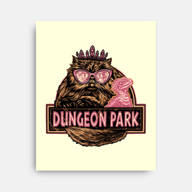 Welcome to the dungeon park-None-Stretched-Canvas-glitchygorilla