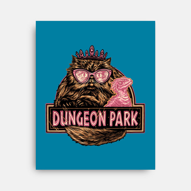 Welcome to the dungeon park-None-Stretched-Canvas-glitchygorilla