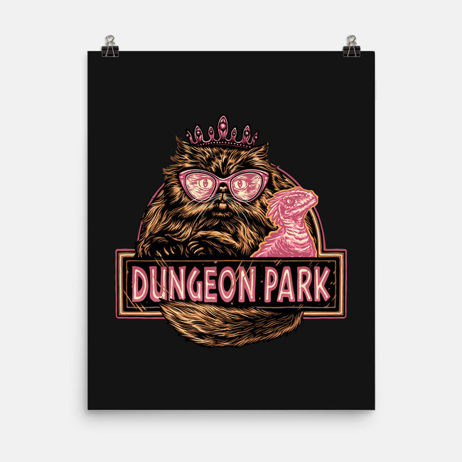 Welcome to the dungeon park-None-Matte-Poster-glitchygorilla