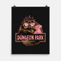 Welcome to the dungeon park-None-Matte-Poster-glitchygorilla