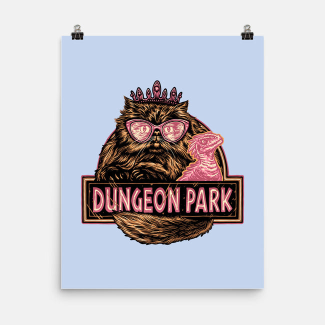 Welcome to the dungeon park-None-Matte-Poster-glitchygorilla
