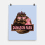 Welcome to the dungeon park-None-Matte-Poster-glitchygorilla