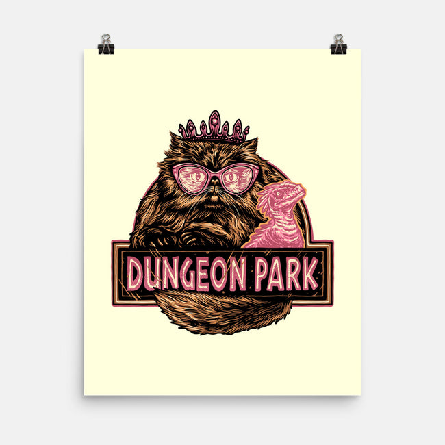 Welcome to the dungeon park-None-Matte-Poster-glitchygorilla