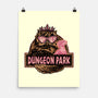Welcome to the dungeon park-None-Matte-Poster-glitchygorilla