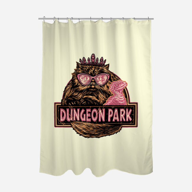 Welcome to the dungeon park-None-Polyester-Shower Curtain-glitchygorilla