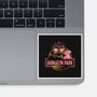 Welcome to the dungeon park-None-Glossy-Sticker-glitchygorilla
