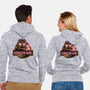 Welcome to the dungeon park-Unisex-Zip-Up-Sweatshirt-glitchygorilla