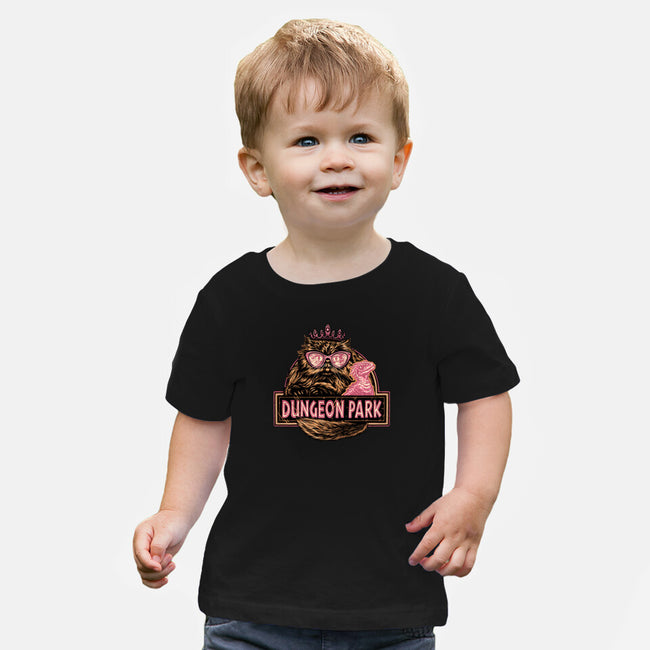 Welcome to the dungeon park-Baby-Basic-Tee-glitchygorilla