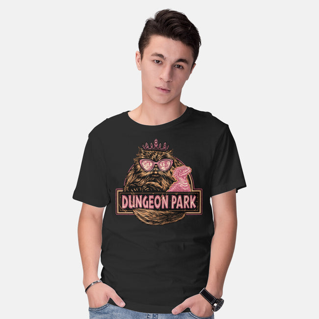 Welcome to the dungeon park-Mens-Basic-Tee-glitchygorilla