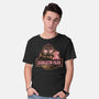 Welcome to the dungeon park-Mens-Basic-Tee-glitchygorilla