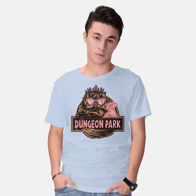 Welcome to the dungeon park-Mens-Basic-Tee-glitchygorilla