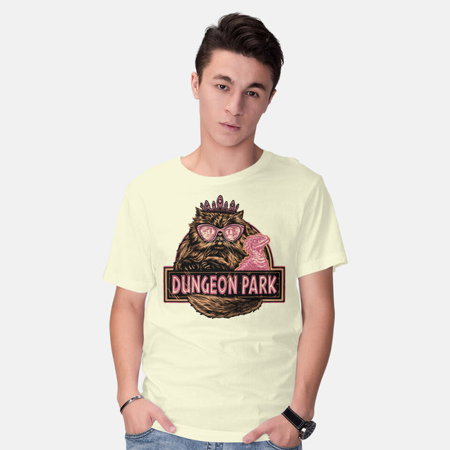 Welcome to the dungeon park-Mens-Basic-Tee-glitchygorilla