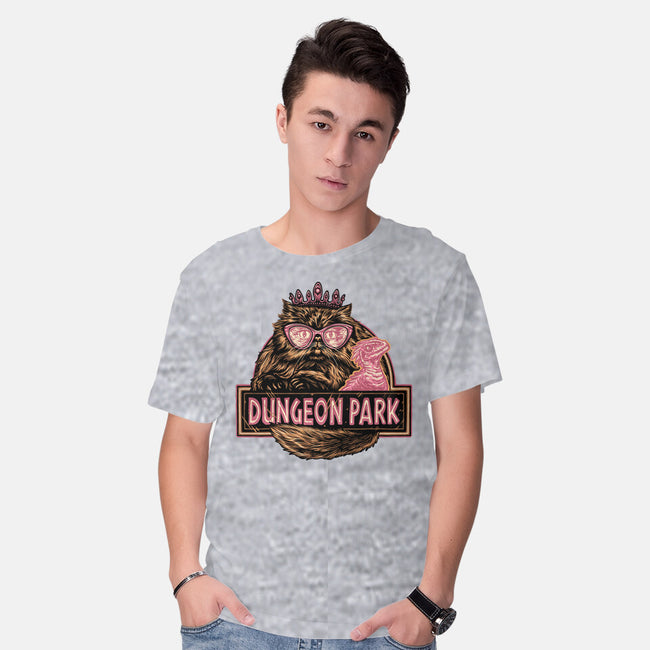 Welcome to the dungeon park-Mens-Basic-Tee-glitchygorilla