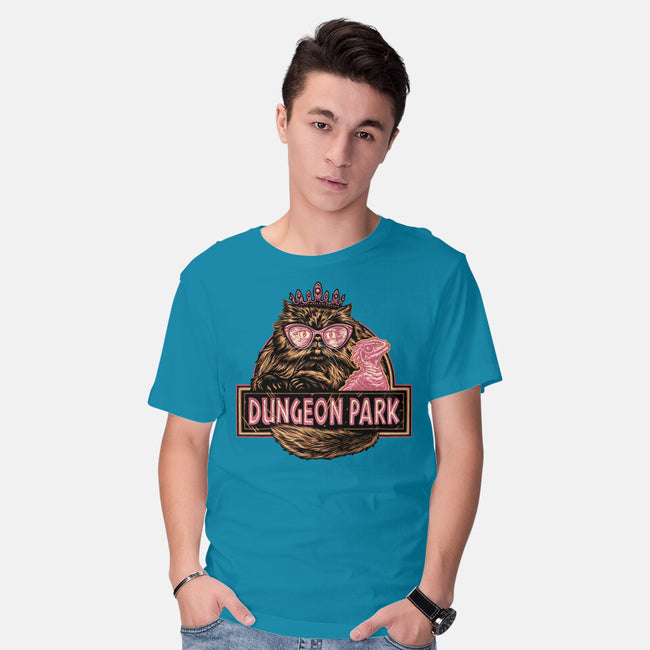 Welcome to the dungeon park-Mens-Basic-Tee-glitchygorilla