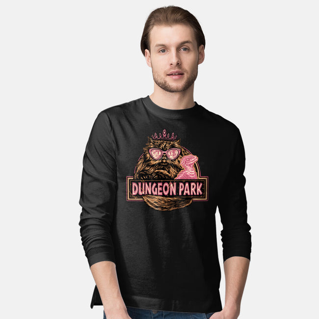 Welcome to the dungeon park-Mens-Long Sleeved-Tee-glitchygorilla