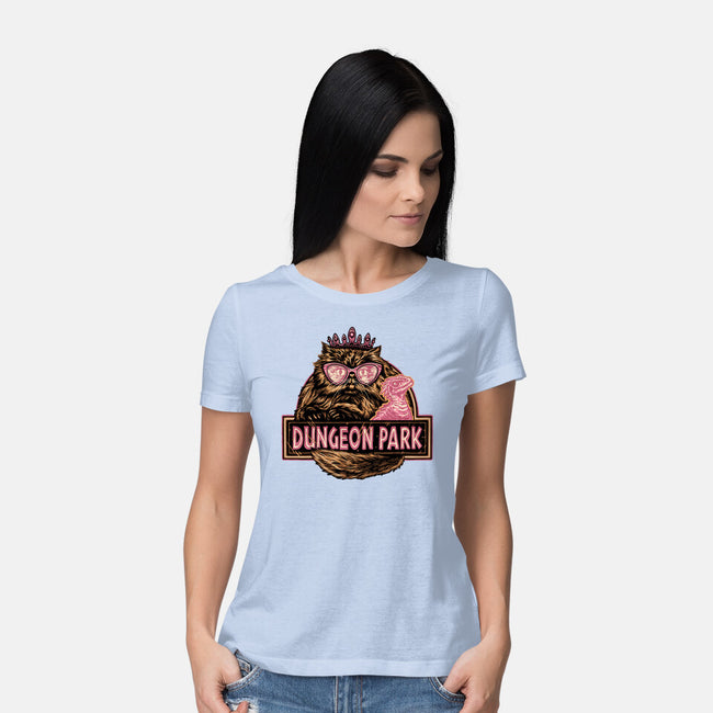 Welcome to the dungeon park-Womens-Basic-Tee-glitchygorilla