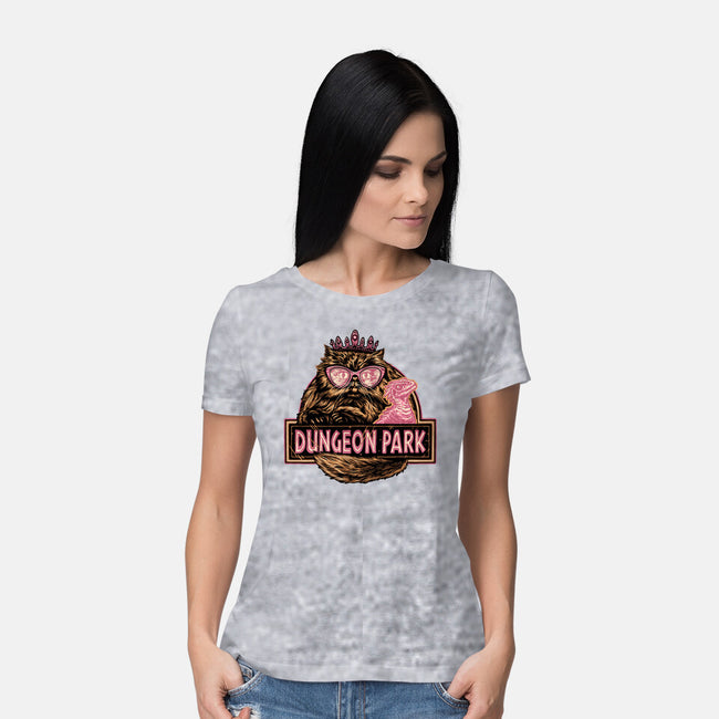 Welcome to the dungeon park-Womens-Basic-Tee-glitchygorilla