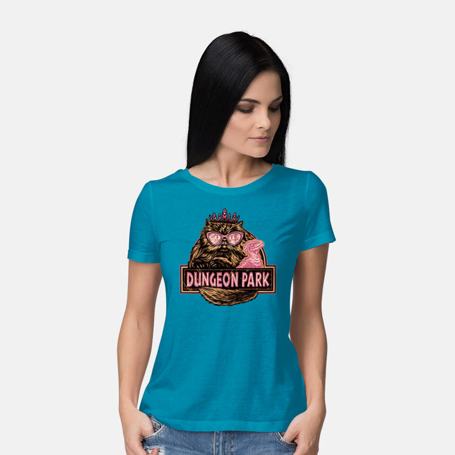 Welcome to the dungeon park-Womens-Basic-Tee-glitchygorilla