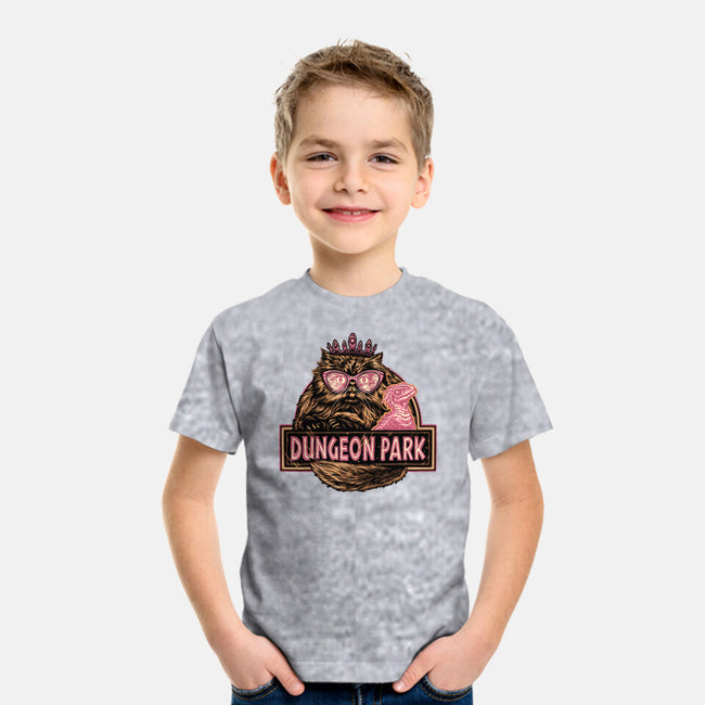 Welcome to the dungeon park-Youth-Basic-Tee-glitchygorilla