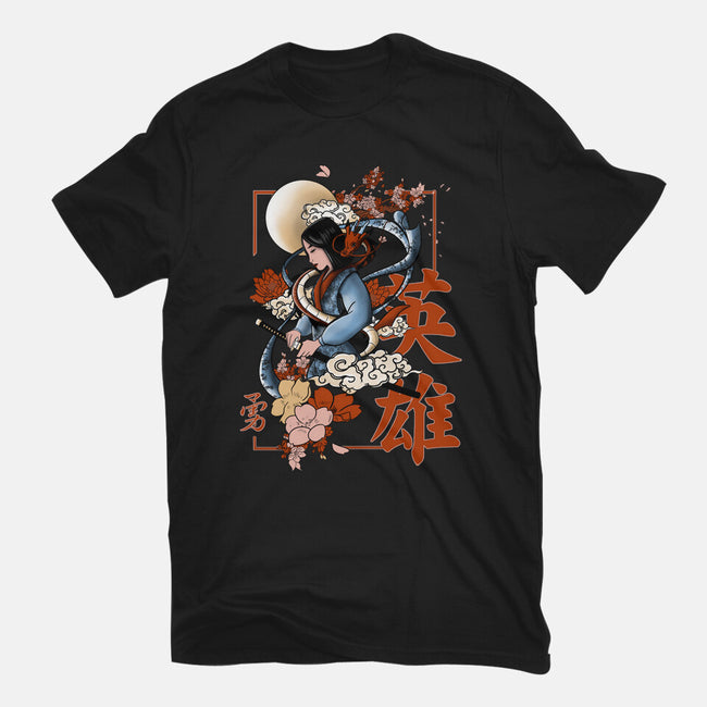 Warrior Heroine-Mens-Heavyweight-Tee-fanfabio