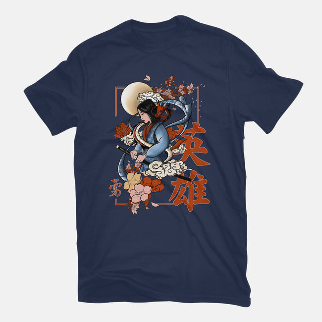 Warrior Heroine-Mens-Heavyweight-Tee-fanfabio