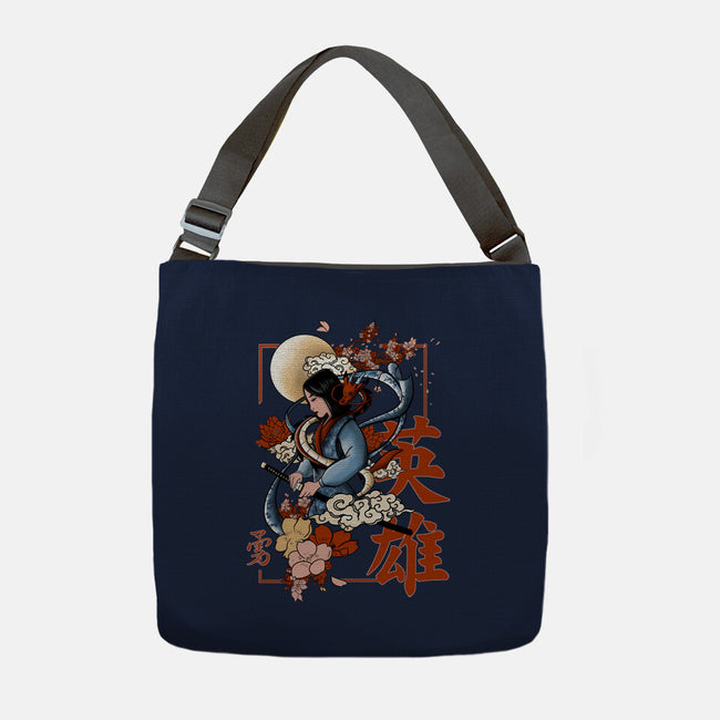 Warrior Heroine-None-Adjustable Tote-Bag-fanfabio